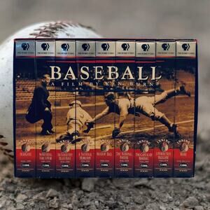 1994 Ken Burns Baseball Documentary Miniseries VHS Boxed Set